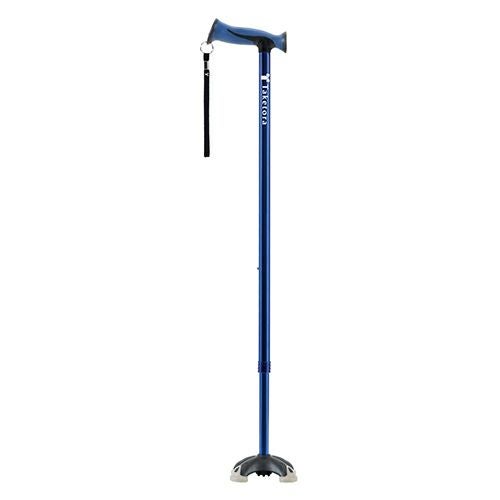 バンブーステッキ ワイド多点杖　ネイビー　【竹虎】1