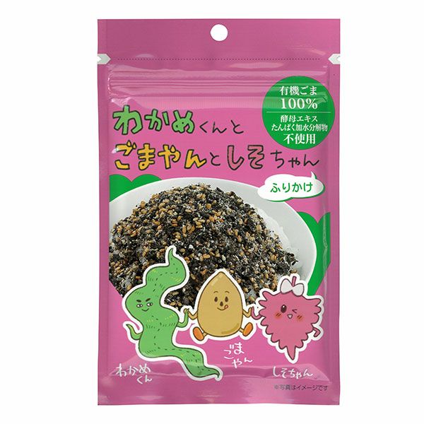 和田萬　わかめくんとごまやんとしそちゃんふりかけ　30g【和田萬】1