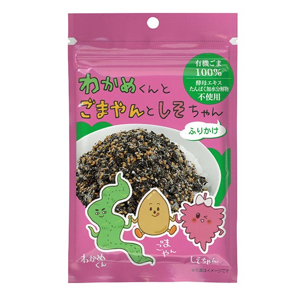 わかめくんとごまやんとしそちゃんふりかけ　30g　【和田萬】1