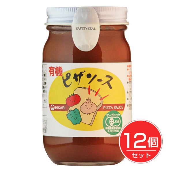 ヒカリ　有機ピザソース　225g×12個セット　【光食品】1