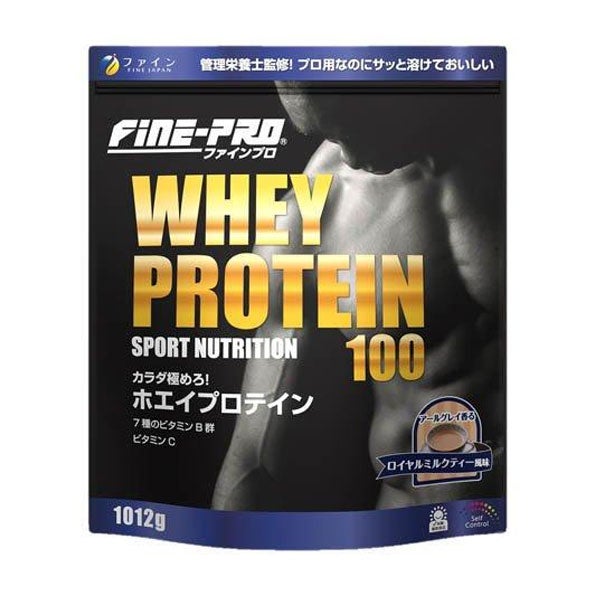 ファインプロ　ホエイプロテイン100　ロイヤルミルクティー風味　1012g　【ファイン】1