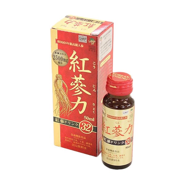 紅参力ドリンク32　50mL　【高麗貿易】1