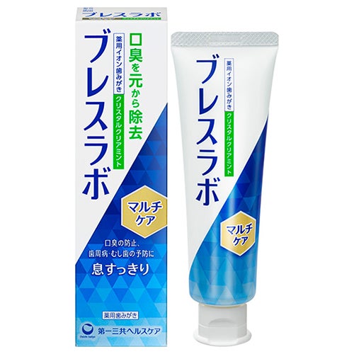 ブレスラボ　マルチケア　クリスタルクリアミント　90g 《医薬部外品》　【第一三共ヘルスケア】1