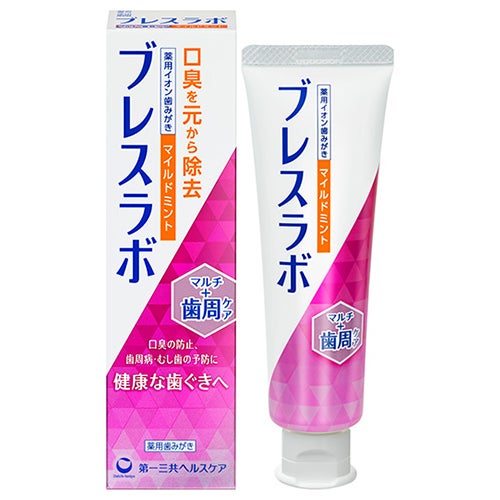 ブレスラボ　マルチ＋歯周ケア　マイルドミント　90g 《医薬部外品》　【第一三共ヘルスケア】1