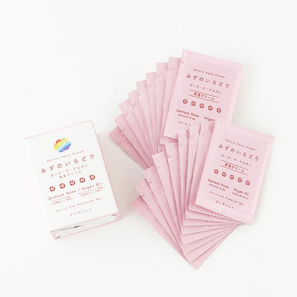 ナチュールアクアクリーム　水の彩　ローズ・デ・アルガン　1.5gパウチ×18包　【彩生舎】1