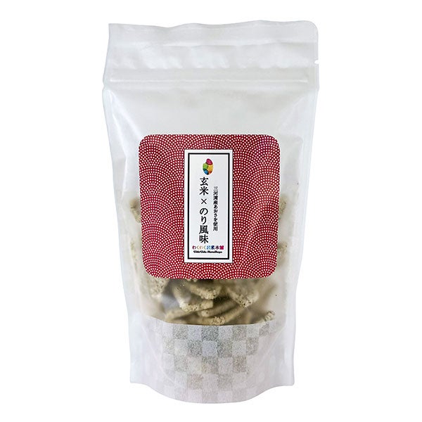 玄米スナック(のり風味)　80g　【わくわくお米本舗】1