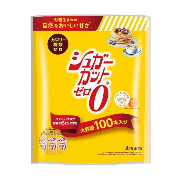 シュガーカットゼロ顆粒　100本　【浅田飴】1