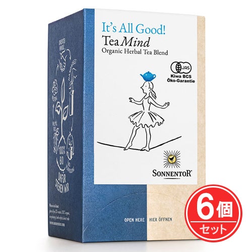 ゾネントア　イッツオールグッド　ティー マインド　18袋入×6個セット　【おもちゃ箱】1