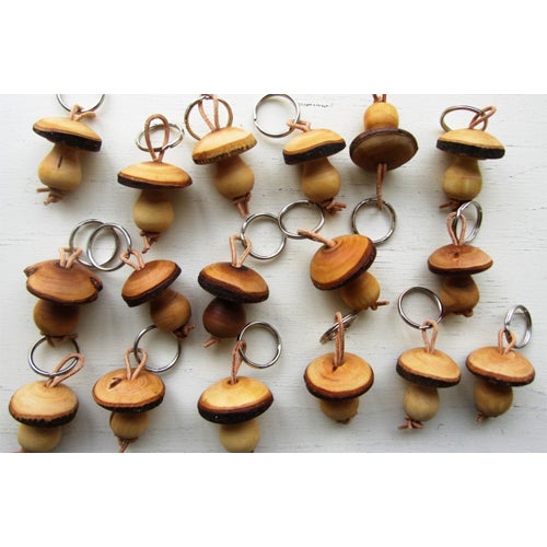 ヴァルトファブリック　キーリングキノコ　5個セット　【おもちゃ箱】2