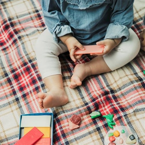 シュトックマー　みつろう粘土　6色×各1枚入　5個セット　【おもちゃ箱】4