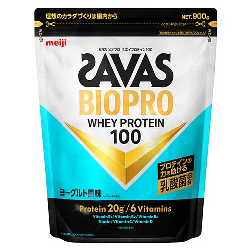ザバス(SAVAS)　BIOPRO　ホエイプロテイン100　ヨーグルト風味　900g　【明治】1