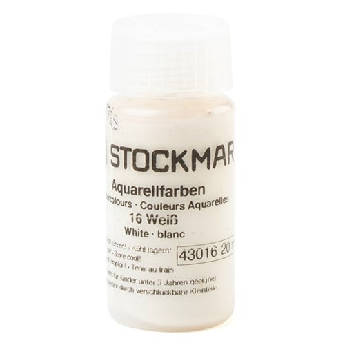 シュトックマー　水彩絵の具　単色　16白　20ml　【おもちゃ箱】1