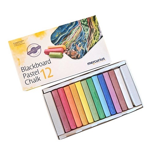 マキュリアス　黒板チョークパステル　12色セット　【おもちゃ箱】1