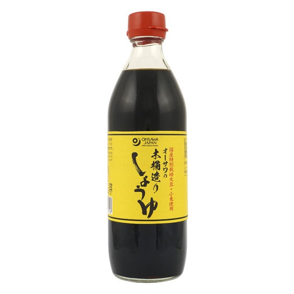オーサワの木桶造りしょうゆ　500mL　【オーサワジャパン】1