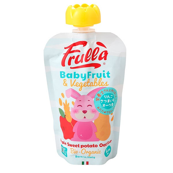 リブインコンフォート　Frulla　ベビーフルーツ＆ベジタブル　りんご・さつまいも・オーツ麦　100g【リブインコンフォート】1