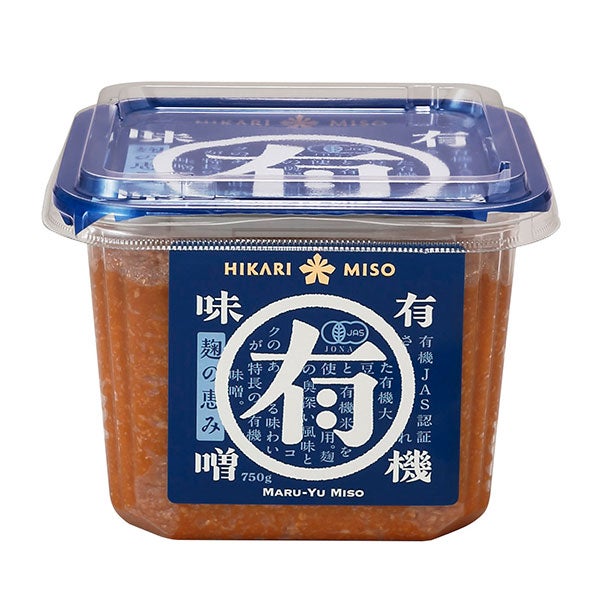 マル有　有機味噌　750g　【ひかり味噌】1