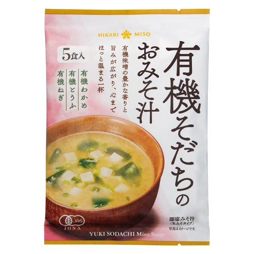 有機そだちのおみそ汁　生みそタイプ　5食　【ひかり味噌??】1