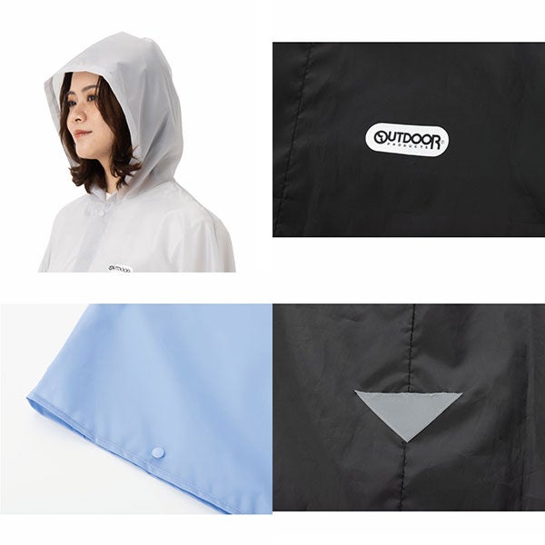 OUTDOOR　PRODUCTS　アウトドアプロダクツ　レインポンチョ【丸十コーポレーション】7