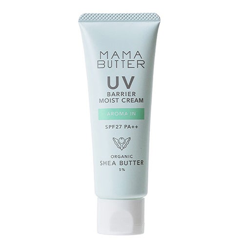 ママバター　UVバリアモイストクリーム　アロマイン　SPF27 PA++　45g　【ビーバイイー】1