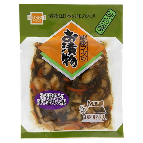 生姜昆布入りぱりぱり大根　90g　【健康フーズ】1