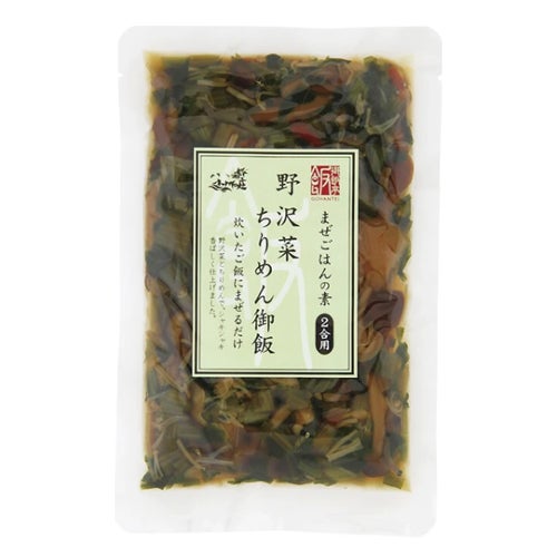 野沢菜ちりめん御飯　110g　【小川の庄】1