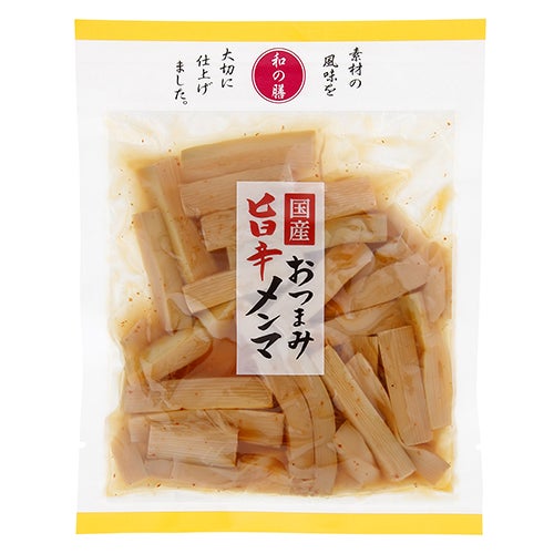 和の膳　国産おつまみ旨辛メンマ　90g　【マルアイ食品】1