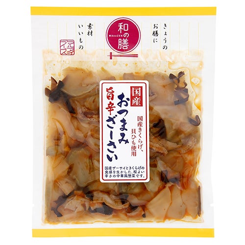 和の膳　国産おつまみ旨辛ざーさい　95g　【マルアイ食品】1