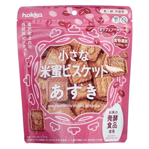 hokka　小さな米蜜ビスケット　あずき　90g×12個セット　【北陸製菓】2