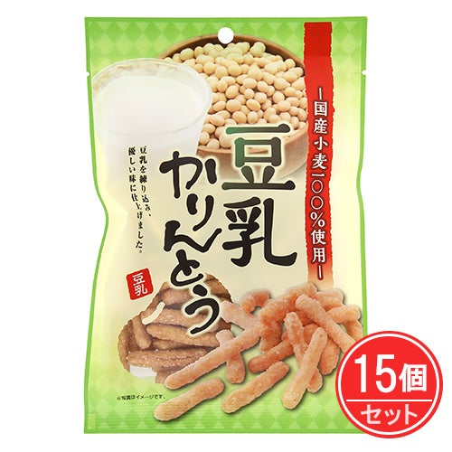 豆乳かりんとう　60g×15個セット　【山田製菓】1