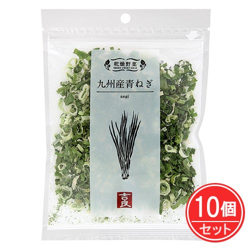 乾燥野菜　九州産青ねぎ　10g×10個セット　【吉良食品】1