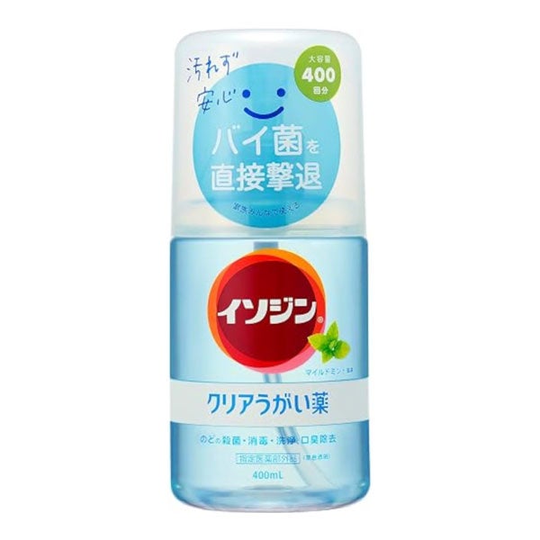 イソジンクリアうがい薬　ミント風味　400mL《指定医薬部外品》【シオノギヘルスケア】1
